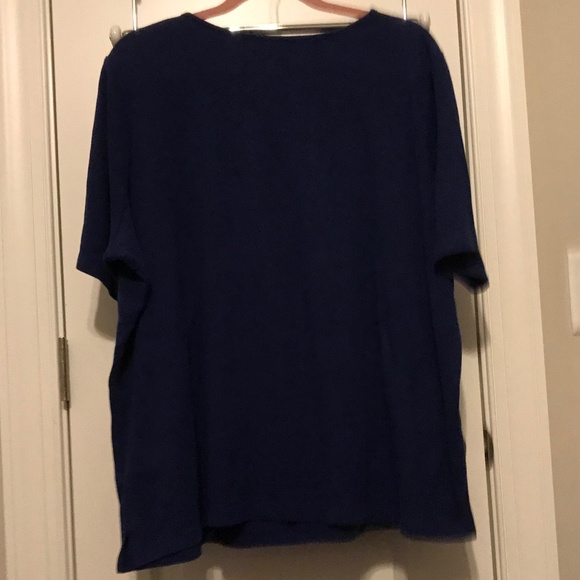 QF light navy blue t-shirt with 3 blingy pumpkins (2X) - Picture 3 of 16